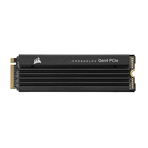 Corsair MP600 PRO LPX (2TB) M.2 NVMe PCIe x4 Gen4 SSD mit Heatsink - Optimiert für PlayStation 5 (PS5)