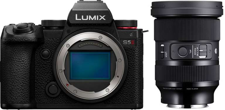 Panasonic Lumix S5 II Systemkamera inkl. Sigma Art 24-70mm F2,8 Objektiv evtl. exkl. 300€ TradeIn = möglicher Endpreis von 2499€
