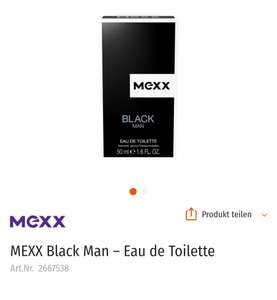 Mexx black man edt 50ml Parfüm für Herren (Müller)