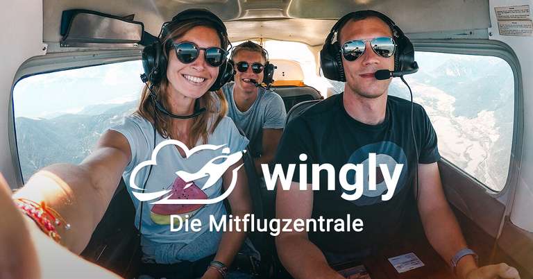 Wingly Privatflüge Gutscheine mit bis zu 120€ / 30% Rabatt