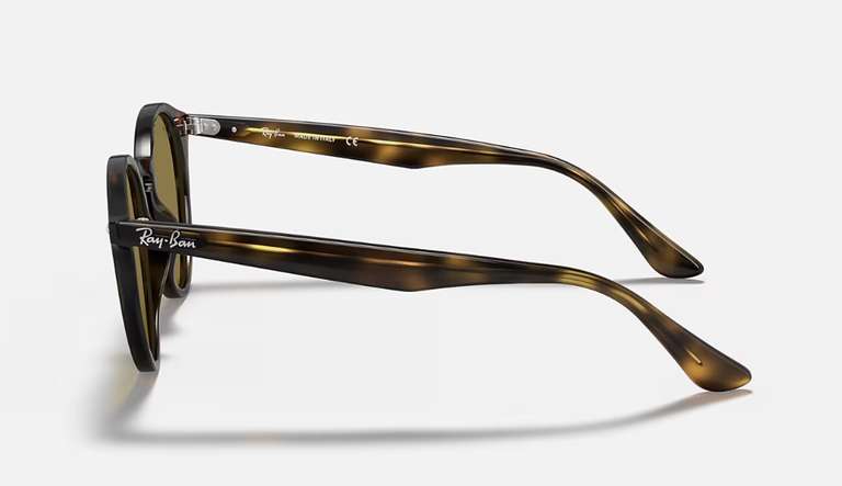 55 % Rabatt auf die Ray-Ban RB2180 Sonnenbrille (Glänzendes Hellhavana / braunen Gläser) | Gr. M, hoher Steg, normale Passform