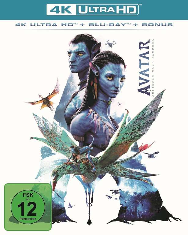 [Amazon Prime] Avatar: Aufbruch nach Pandora - 4K Bluray + Bluray - IMDB 7,9