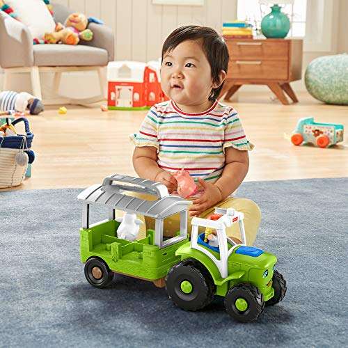 Amazon Prime Fisher Price Gtm07 Little People Traktor Zum Schieben Musikalischer Traktor Fur Kleinkinder Und Vorschulkinder Ab 1 Jahr Mydealz