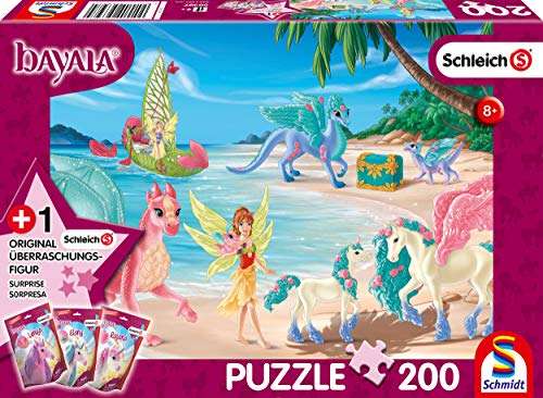 Schmidt Spiele: Bayala, Dracheninsel, 200 Teile Kinderpuzzle, mit Original Schleich Figur 7,19€/ Lichtung mit Einhornfamilie 7,69€ (Prime)