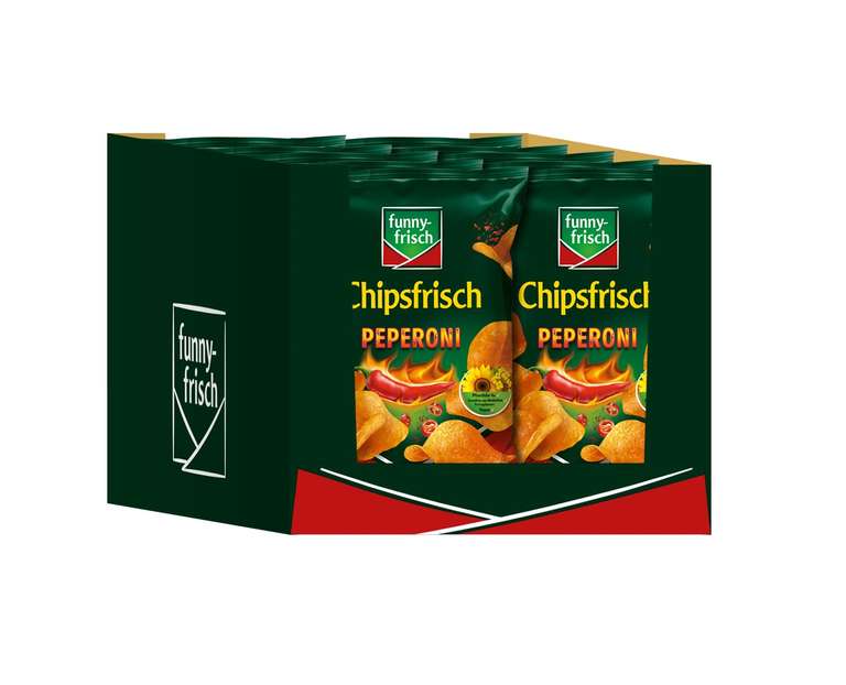 funny-frisch Chipsfrisch Sammeldeal z.B. Peperoni, Oriental, Salzig uvm., 10er Pack (10 x 150 g)