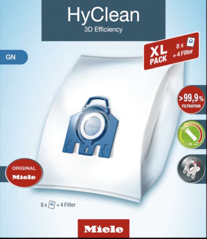Miele XL-Pack HyClean 3D Efficiency GN 8 Beutel