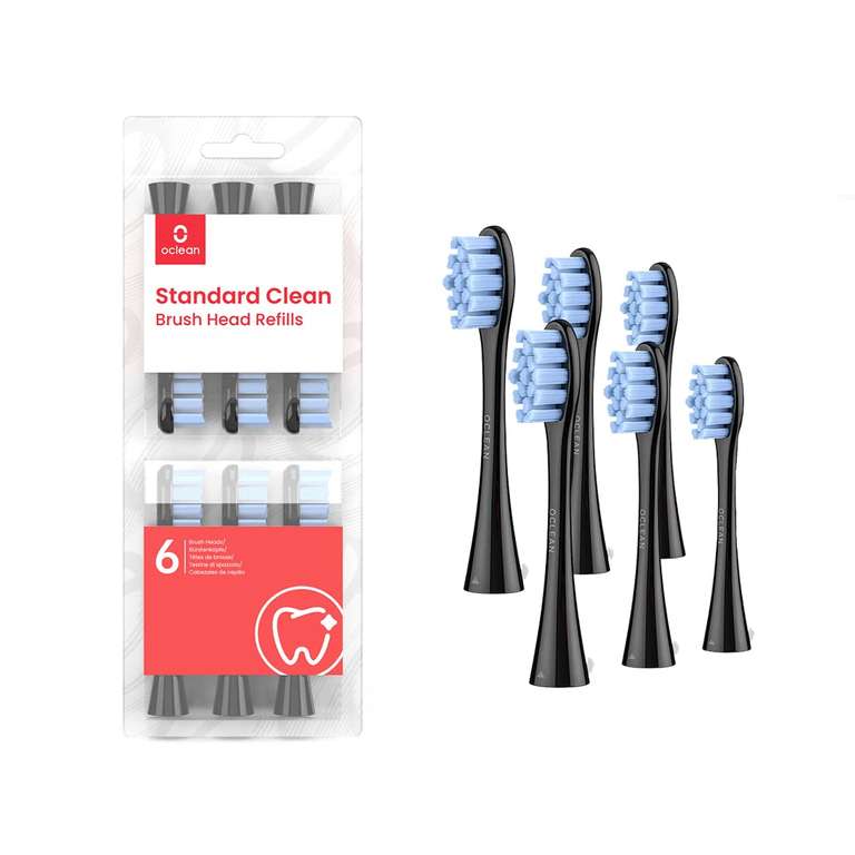Clean Brush Head B06, 6PCS Elektrische Zahnbürstenköpfe