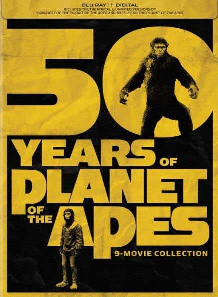 [Amazon.com] Planet of the Apes / Planet der Affen - alle Filme 4K Bluray / Bluray gemischt - 50 Jahre Edition - nur OV