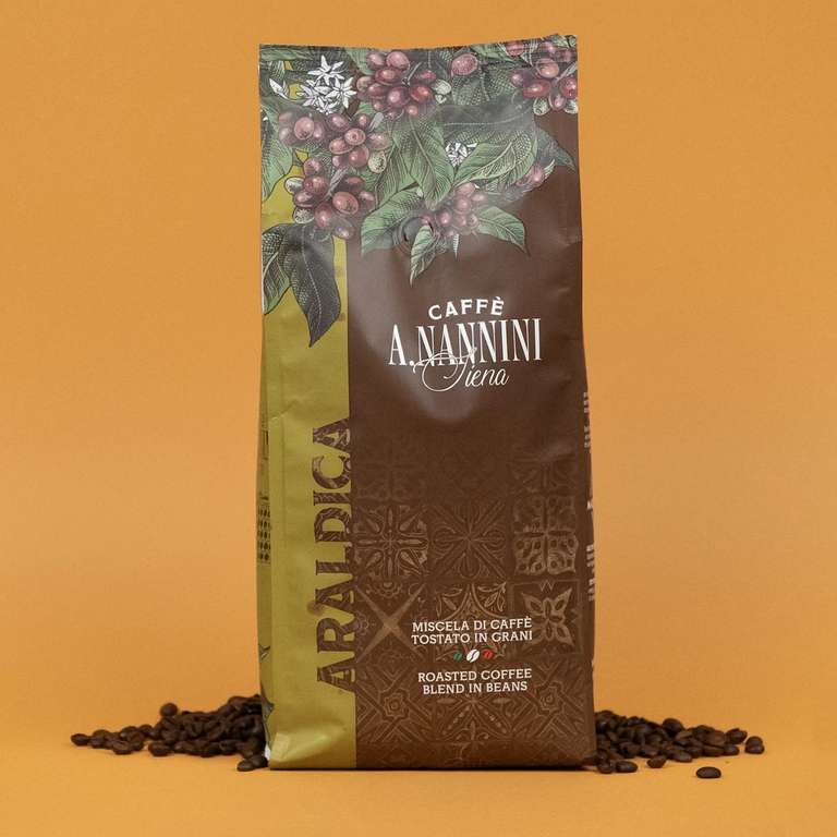 25% Discount bei Nannini - z. B. 7kg feine Espresso Kaffee Bohnen ARALDICA
