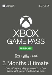 Xbox Game Pass Ultimate – 3 Month Subscription (Xbox One/ Windows 10) Xbox Live Key aktevieren mit VPN TURKEY
