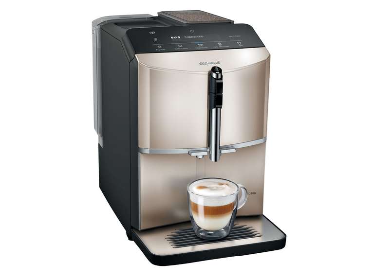 Siemens Kaffeevollautomat »EQ300 TF303E08«, 1,4 l, 1300 W für 349€ (Lidl Plus App)