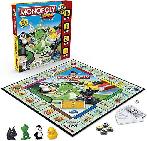 [prime days] Monopoly Sammeldeal (4): Junior / Junior: Peppa Pig Wutz / Reise um die Welt / Falsches Spiel / Brettspiel Gesellschaftsspiel