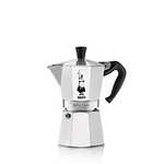 Bialetti - Moka Express:, Kanne 6 Tassen Kaffee (270 ml), Aluminium, Silber