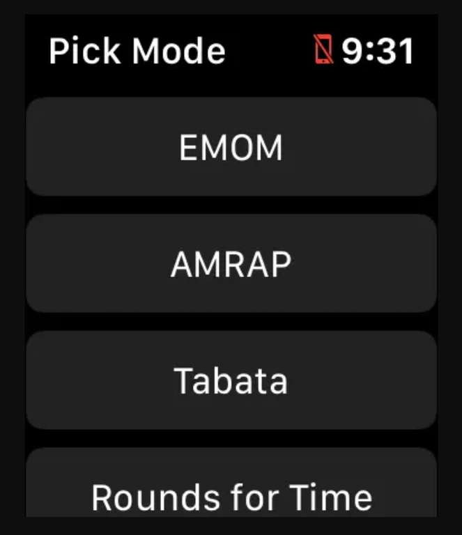 (Apple App Store / Apple Watch) MetCount (CrossFit Tracker, AMRAP, EMOM, Tabata)