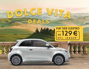PRIVATLEASING 129€/mtl. Fiat 500e Elektro Leasing sofort verfügbar inkl. 5.000km/Jahr
