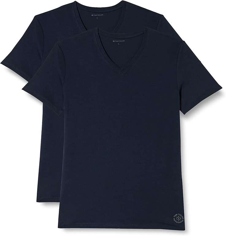 Doppelpack Tom Tailor Herren T-Shirt | 100% Baumwolle | S bis 3XL (Prime)