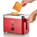 Graef TO63EU TO 63 2-Scheiben Toaster, Kunststoff, Rot, 27.3 x 17.8 x 19.5 cm prime