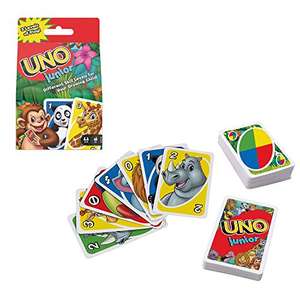 UNO Junior Kartenspiel mit 45 Karten von Mattel, ab 3 Jahren (Prime)