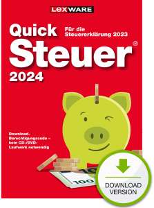 Lexware QuickSteuer 2024 (Download) [auch Amazon]