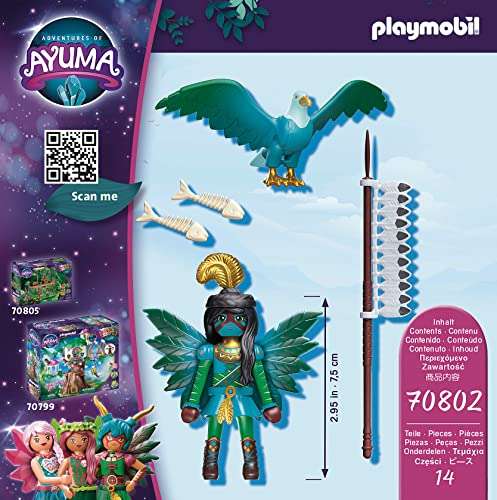 PLAYMOBIL Adventures of Ayuma 70802 Knight Fairy mit Seelentier für 6,03€ (Prime/Otto flat)