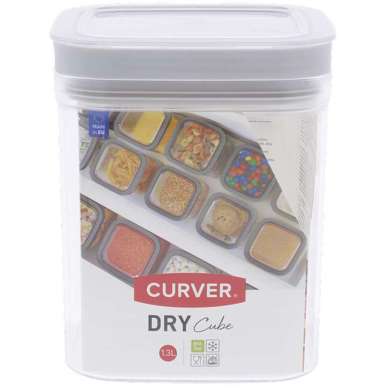 Curver Frischhaltedosen/Vorratsdosen Dry Cube 0.8 l oder 1,3 l