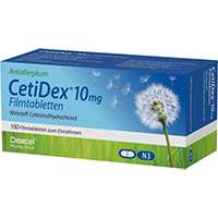 4x 100 Filmtabletten 10mg Wirkstoff Cetirizin pro Tablette // Pollenflugsaison für 11,96€