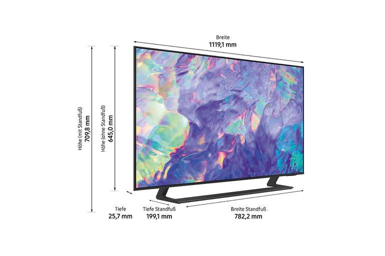 Samsung Crystal CU8579 Fernseher 50 Zoll, Dynamic Crystal Color, AirSlim Design, Crystal Prozessor 4K, Smart TV, GU50CU8579UXZG