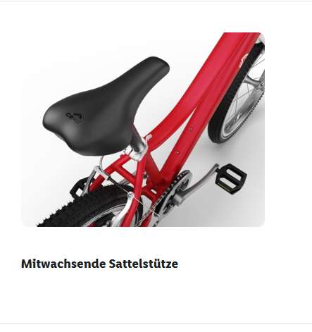 CRIVIT Light 20 Kinderfahrrad  leichter als Woom4, 7,6 kg, Schwalbe | at  Lidl - 249,00