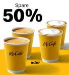 (App Coupon) McDonald's Cappuccino regular (+Kaffee regular) für 2,79€