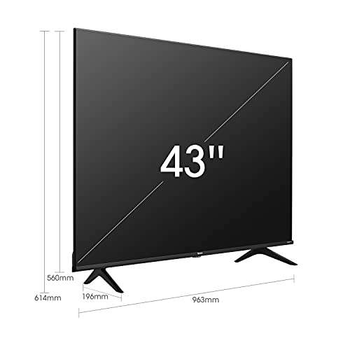 [AMAZON] Hisense 43A6GG 108cm (43 Zoll) Fernseher, 4K, UHD, Modelljahr 2022, Vidaa OS - WIEDER VERFÜGBAR (23/04/22)