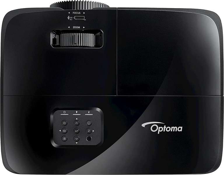 Optoma HD28e Projektor (DLP, 1920x1080, 3800lm, 3D-fähig, HDMI, USB, ~16ms Gaming-Modus, 5W LS)