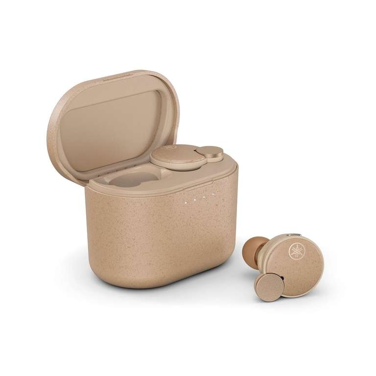 [Expert] Yamaha TW-E7B Beige Wireless Bluetooth IPX5 Headset-Funktion Gaming Modus Fast Pair ANC, Advanced Listening Care, Ambient Sound