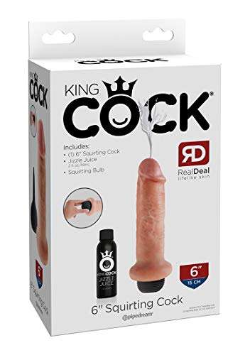 Pipedream King Cock 6" Squirting Cock Flesh