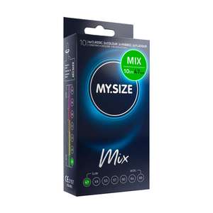 My.Size Mix Kondome Größe 1-7, 47-69 mm, Standardpackung, Inhalt 10 Stück (prime)