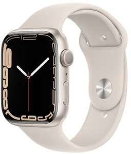 Apple Watch Series 7 41 mm Aluminiumgehäuse polarstern am Sportarmband polarster (Sehr gut - Refurbished)