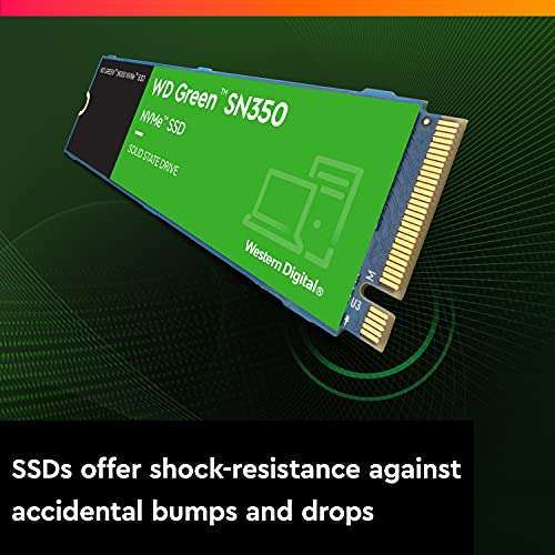 WD Green SN350 NVMe SSD Festplatte 1 TB, M.2 2280