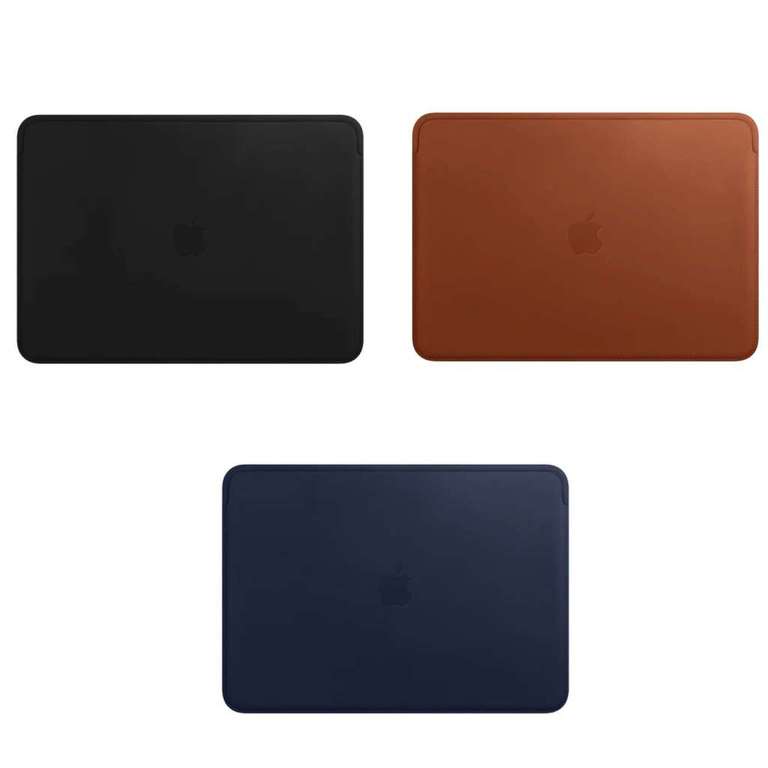Apple MacBook Pro 15" Lederhülle | in schwarz, sattelbraun oder mitternachtsblau