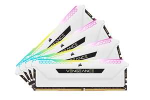 Corsair RGB PRO SL 32GB (4x8GB) DDR4 3600MHz C18 - White, CMH32GX4M4D3600C18W, weiß