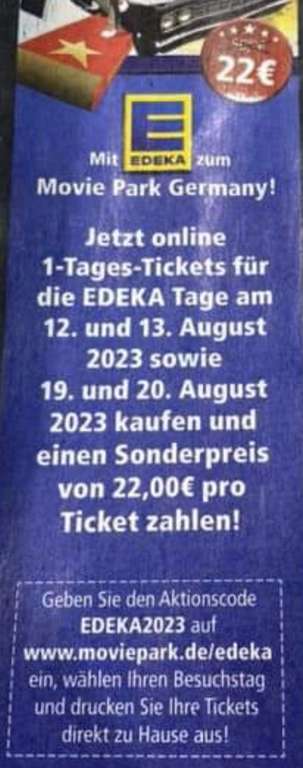 Moviepark Tickets für 22€ am Edeka Family Tag