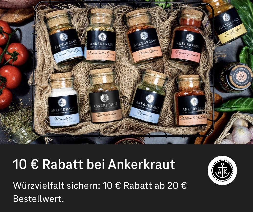 [Telekom Magenta Moments] 10 € Rabatt bei Ankerkraut bei 20 € MBW (personalisiert?)