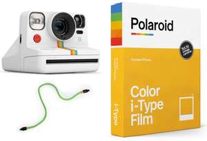 Bundle: Polaroid Now+ Sofortbildkamera + i-Type Color Film (8 Fotos) + Camera Strap