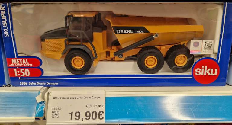 [Smyths Toys | Lokal Würselen] Siku John Deere Dumper (3506) - nur 19,90 €