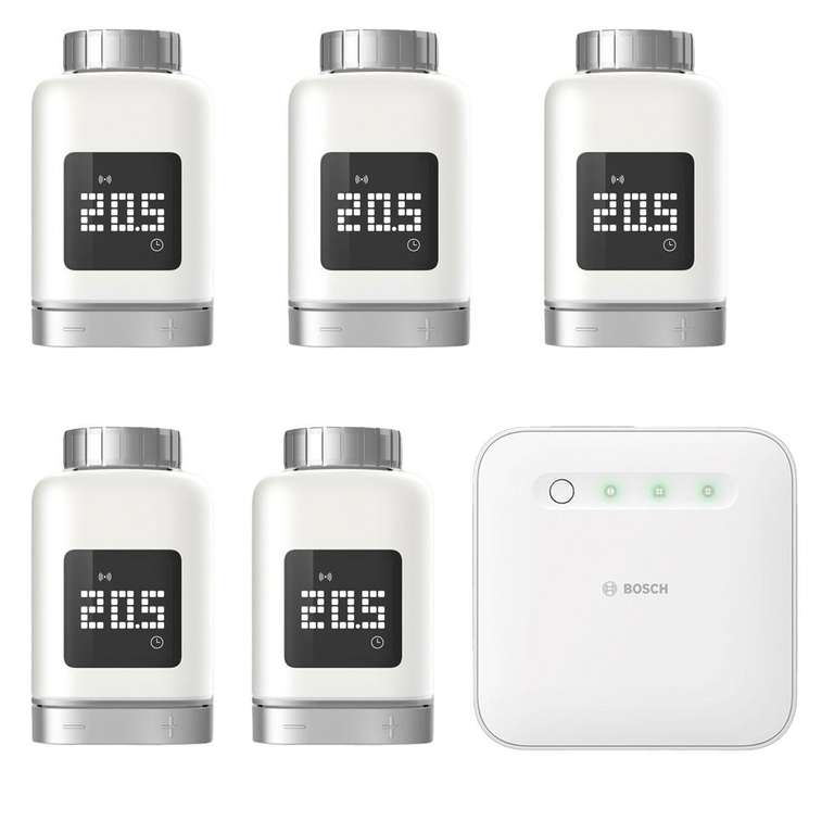 Bosch Smart Home Deals bei tink: z.B. Starter Set Heizung II mit 5 Thermostaten | diverse weitere Komponenten
