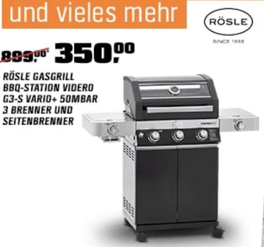 Großer OBI Lagerverkauf 3. Juni u.a. Rösle Gasgrill Videro / G4-S Vario+ [Lokal Bedburg (NRW)] | mydealz