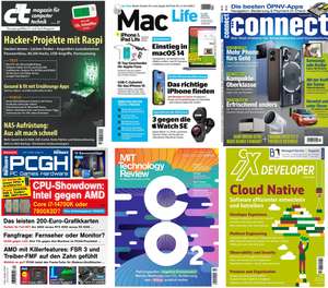 14 Technik- & Computermagazin Abos: PC Welt für 87,40€ + 55€ BestChoice| Chip 107,40€ + 65€ Amazon| PC Games Hardware für 63,04€ + 20€ Amaz.