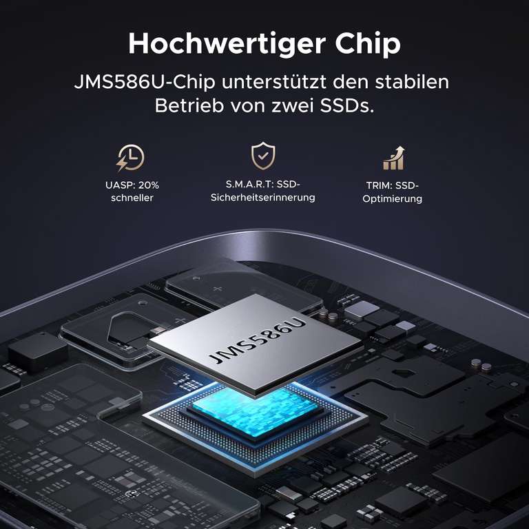 Boitier USB 3.2 Gen 2x2 20G SSD NVMe MAC produit après 2013 12+16 pin