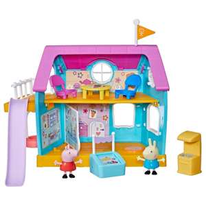 Peppa Wutz Peppas Kinder-Clubhaus, mit 2 Figuren, Sound auf Englisch, 31x23cm groß