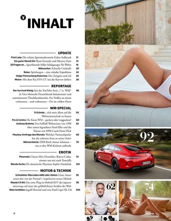 Abo24: Unverbindliches und kostenloses ePaper: Playboy Abonnement