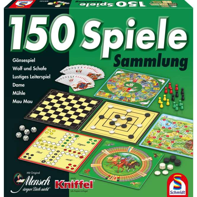 [ROFU Filialen] Schmidt Spiele Spielesammlung 150 Spiele für 4,99€ (Click & Collect)