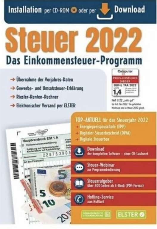 Steuer 2022 CD o. Download Einkommensteuer bei ALDI SÜD